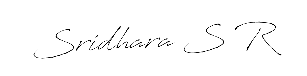 It looks lik you need a new signature style for name Sridhara S R. Design unique handwritten (Antro_Vectra) signature with our free signature maker in just a few clicks. Sridhara S R signature style 6 images and pictures png