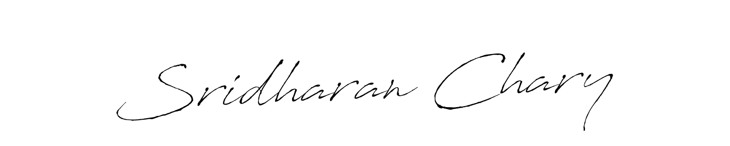 The best way (Antro_Vectra) to make a short signature is to pick only two or three words in your name. The name Sridharan Chary include a total of six letters. For converting this name. Sridharan Chary signature style 6 images and pictures png