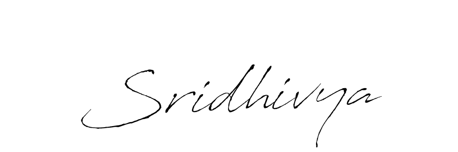 Design your own signature with our free online signature maker. With this signature software, you can create a handwritten (Antro_Vectra) signature for name Sridhivya. Sridhivya signature style 6 images and pictures png