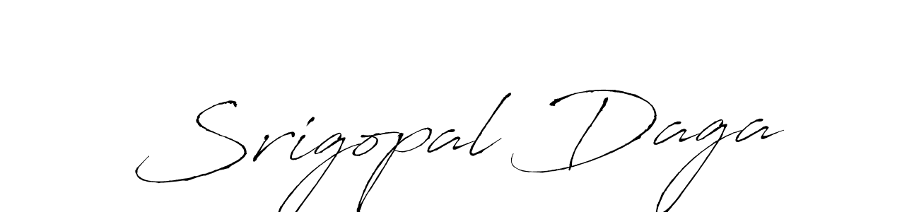 How to make Srigopal Daga signature? Antro_Vectra is a professional autograph style. Create handwritten signature for Srigopal Daga name. Srigopal Daga signature style 6 images and pictures png