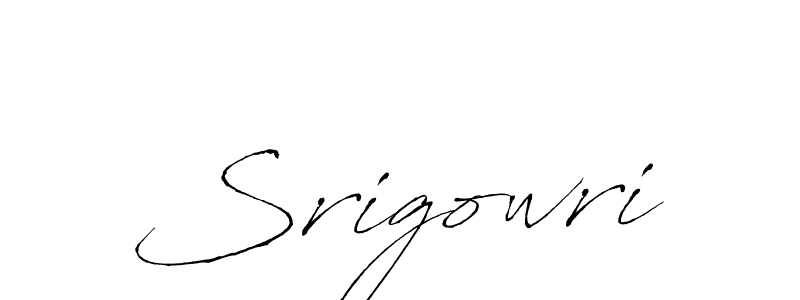 Antro_Vectra is a professional signature style that is perfect for those who want to add a touch of class to their signature. It is also a great choice for those who want to make their signature more unique. Get Srigowri name to fancy signature for free. Srigowri signature style 6 images and pictures png