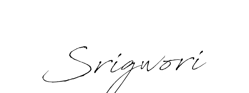 The best way (Antro_Vectra) to make a short signature is to pick only two or three words in your name. The name Srigwori include a total of six letters. For converting this name. Srigwori signature style 6 images and pictures png