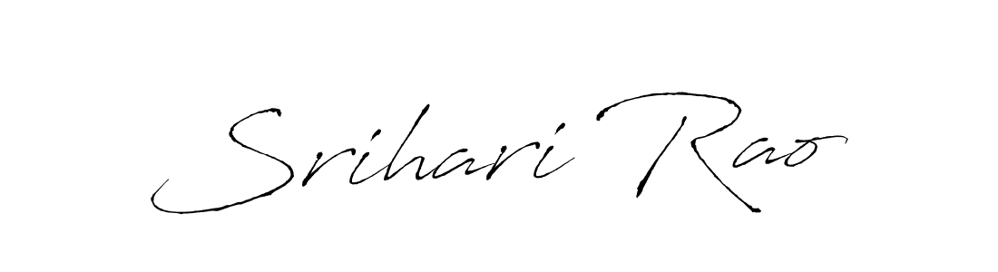 Make a beautiful signature design for name Srihari Rao. Use this online signature maker to create a handwritten signature for free. Srihari Rao signature style 6 images and pictures png