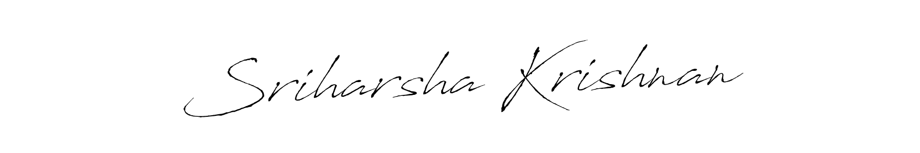 if you are searching for the best signature style for your name Sriharsha Krishnan. so please give up your signature search. here we have designed multiple signature styles  using Antro_Vectra. Sriharsha Krishnan signature style 6 images and pictures png