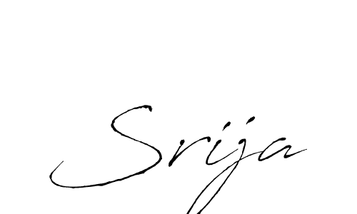 Create a beautiful signature design for name Srija. With this signature (Antro_Vectra) fonts, you can make a handwritten signature for free. Srija signature style 6 images and pictures png