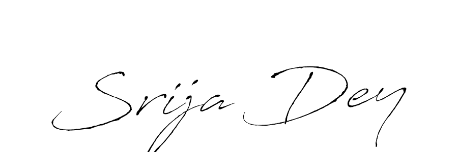 You should practise on your own different ways (Antro_Vectra) to write your name (Srija Dey) in signature. don't let someone else do it for you. Srija Dey signature style 6 images and pictures png