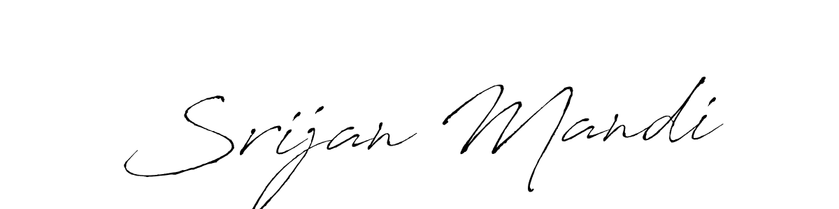 How to make Srijan Mandi signature? Antro_Vectra is a professional autograph style. Create handwritten signature for Srijan Mandi name. Srijan Mandi signature style 6 images and pictures png