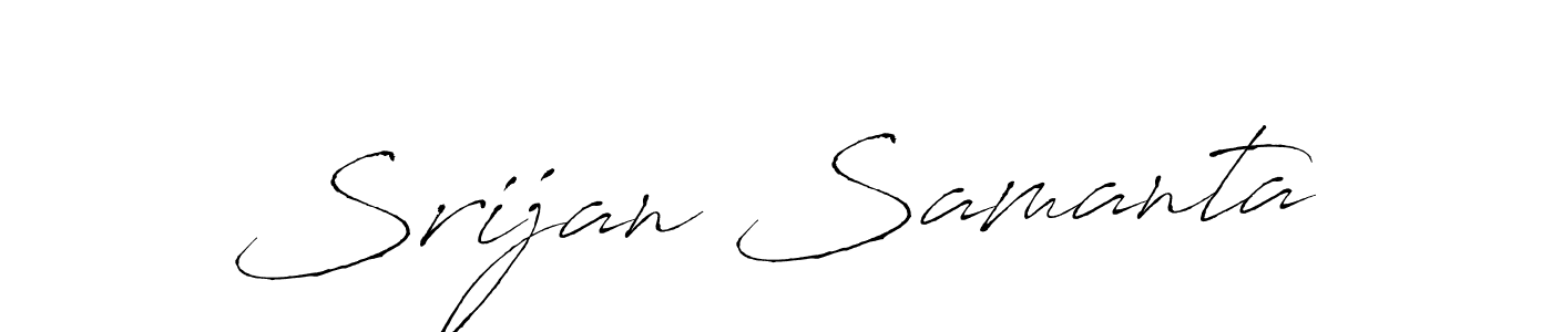 How to make Srijan Samanta signature? Antro_Vectra is a professional autograph style. Create handwritten signature for Srijan Samanta name. Srijan Samanta signature style 6 images and pictures png