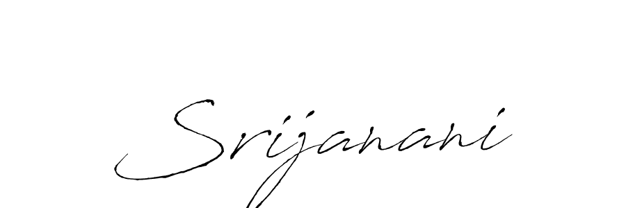 Use a signature maker to create a handwritten signature online. With this signature software, you can design (Antro_Vectra) your own signature for name Srijanani. Srijanani signature style 6 images and pictures png