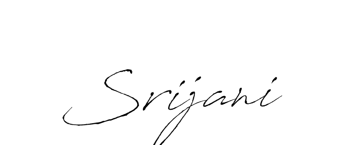 Make a beautiful signature design for name Srijani. With this signature (Antro_Vectra) style, you can create a handwritten signature for free. Srijani signature style 6 images and pictures png