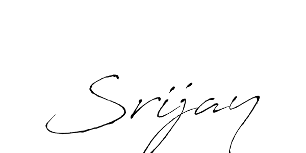 Create a beautiful signature design for name Srijay. With this signature (Antro_Vectra) fonts, you can make a handwritten signature for free. Srijay signature style 6 images and pictures png