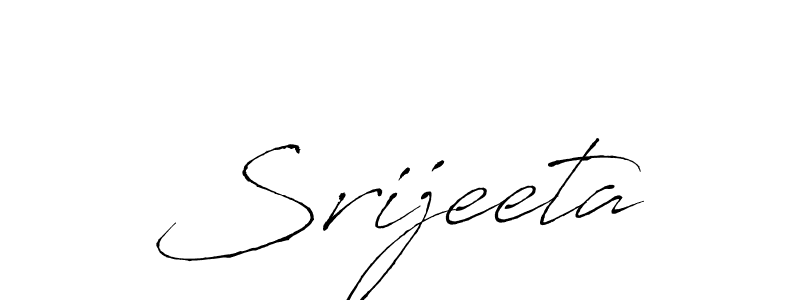 How to make Srijeeta name signature. Use Antro_Vectra style for creating short signs online. This is the latest handwritten sign. Srijeeta signature style 6 images and pictures png