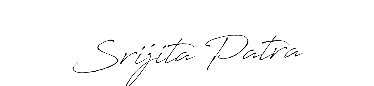 Antro_Vectra is a professional signature style that is perfect for those who want to add a touch of class to their signature. It is also a great choice for those who want to make their signature more unique. Get Srijita Patra name to fancy signature for free. Srijita Patra signature style 6 images and pictures png