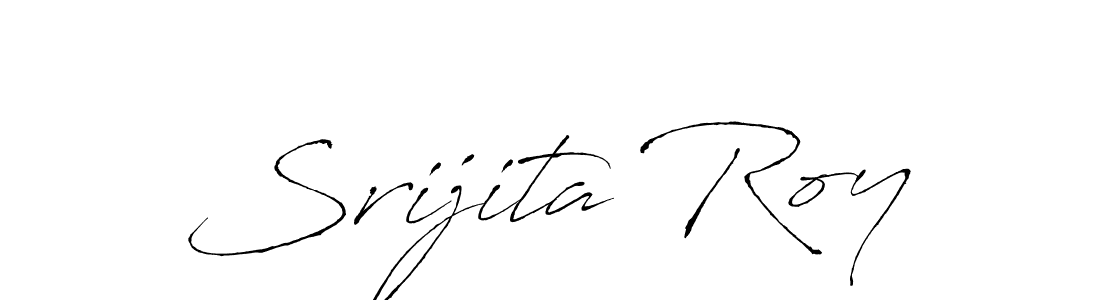 Antro_Vectra is a professional signature style that is perfect for those who want to add a touch of class to their signature. It is also a great choice for those who want to make their signature more unique. Get Srijita Roy name to fancy signature for free. Srijita Roy signature style 6 images and pictures png