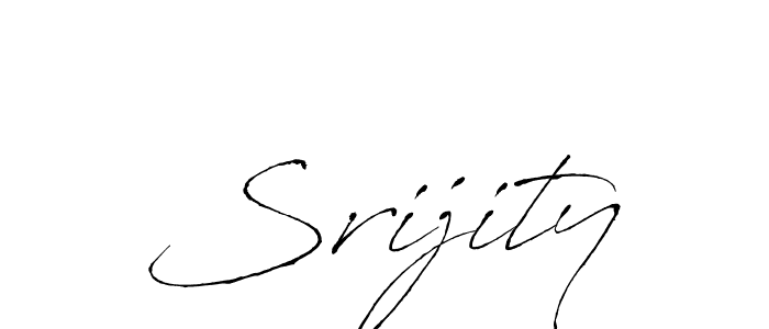 Srijity stylish signature style. Best Handwritten Sign (Antro_Vectra) for my name. Handwritten Signature Collection Ideas for my name Srijity. Srijity signature style 6 images and pictures png