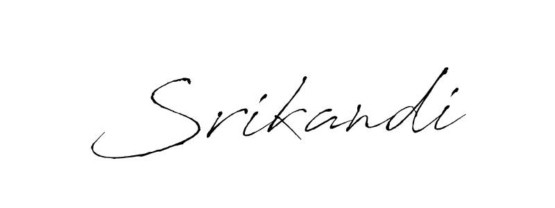 Srikandi stylish signature style. Best Handwritten Sign (Antro_Vectra) for my name. Handwritten Signature Collection Ideas for my name Srikandi. Srikandi signature style 6 images and pictures png