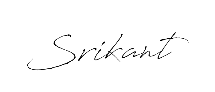Create a beautiful signature design for name Srikant. With this signature (Antro_Vectra) fonts, you can make a handwritten signature for free. Srikant signature style 6 images and pictures png