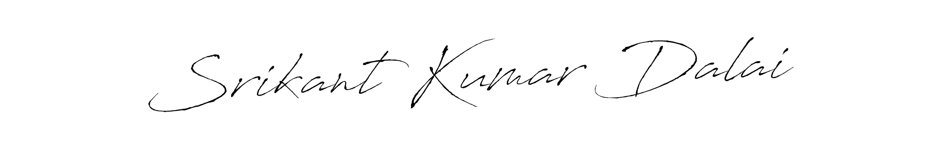 Make a beautiful signature design for name Srikant Kumar Dalai. With this signature (Antro_Vectra) style, you can create a handwritten signature for free. Srikant Kumar Dalai signature style 6 images and pictures png