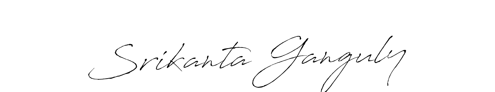 Use a signature maker to create a handwritten signature online. With this signature software, you can design (Antro_Vectra) your own signature for name Srikanta Ganguly. Srikanta Ganguly signature style 6 images and pictures png