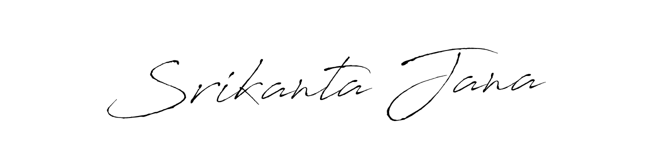 Design your own signature with our free online signature maker. With this signature software, you can create a handwritten (Antro_Vectra) signature for name Srikanta Jana. Srikanta Jana signature style 6 images and pictures png