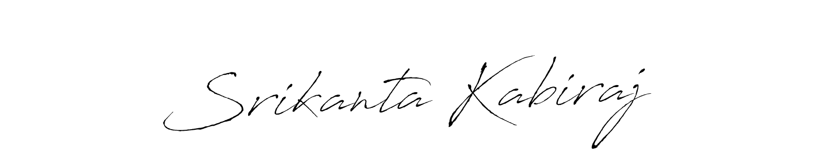 How to make Srikanta Kabiraj signature? Antro_Vectra is a professional autograph style. Create handwritten signature for Srikanta Kabiraj name. Srikanta Kabiraj signature style 6 images and pictures png