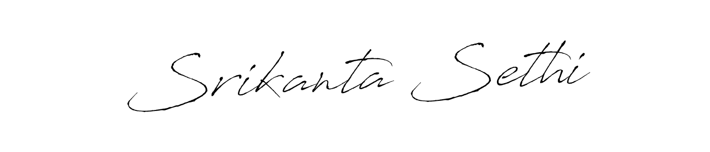Also You can easily find your signature by using the search form. We will create Srikanta Sethi name handwritten signature images for you free of cost using Antro_Vectra sign style. Srikanta Sethi signature style 6 images and pictures png