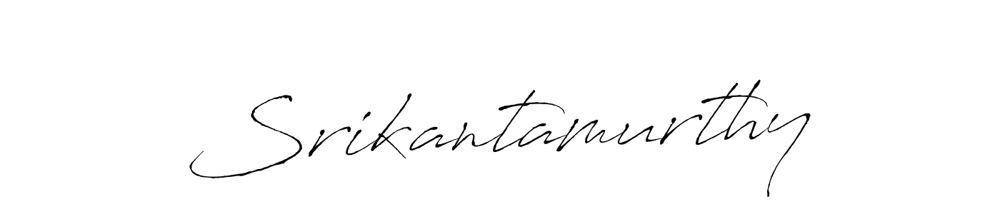 Antro_Vectra is a professional signature style that is perfect for those who want to add a touch of class to their signature. It is also a great choice for those who want to make their signature more unique. Get Srikantamurthy name to fancy signature for free. Srikantamurthy signature style 6 images and pictures png