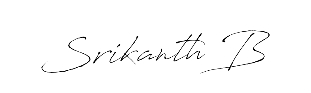 Make a beautiful signature design for name Srikanth B. Use this online signature maker to create a handwritten signature for free. Srikanth B signature style 6 images and pictures png