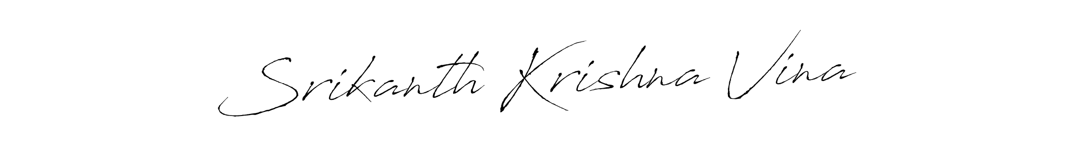 How to Draw Srikanth Krishna Vina signature style? Antro_Vectra is a latest design signature styles for name Srikanth Krishna Vina. Srikanth Krishna Vina signature style 6 images and pictures png
