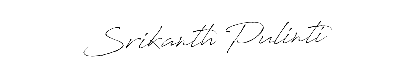 It looks lik you need a new signature style for name Srikanth Pulinti. Design unique handwritten (Antro_Vectra) signature with our free signature maker in just a few clicks. Srikanth Pulinti signature style 6 images and pictures png