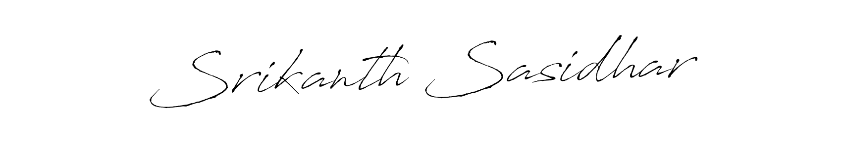 Use a signature maker to create a handwritten signature online. With this signature software, you can design (Antro_Vectra) your own signature for name Srikanth Sasidhar. Srikanth Sasidhar signature style 6 images and pictures png