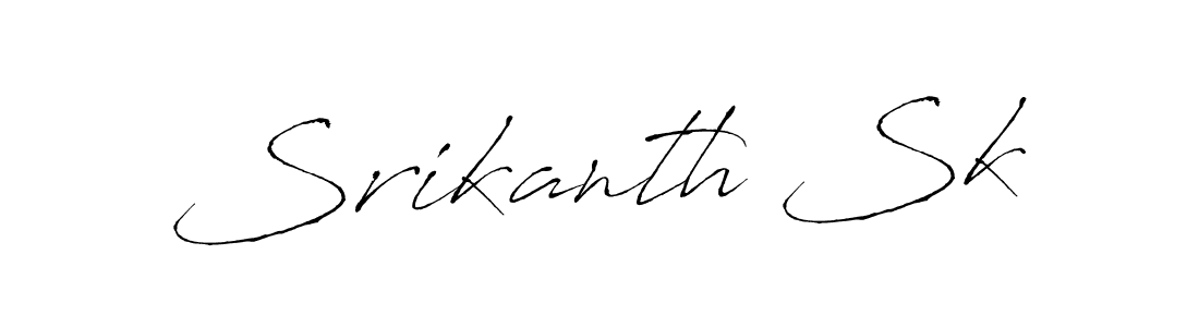 if you are searching for the best signature style for your name Srikanth Sk. so please give up your signature search. here we have designed multiple signature styles  using Antro_Vectra. Srikanth Sk signature style 6 images and pictures png