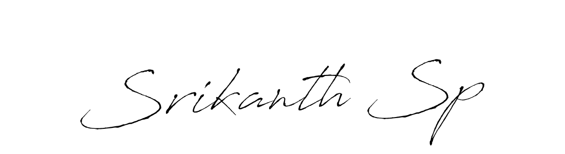 It looks lik you need a new signature style for name Srikanth Sp. Design unique handwritten (Antro_Vectra) signature with our free signature maker in just a few clicks. Srikanth Sp signature style 6 images and pictures png