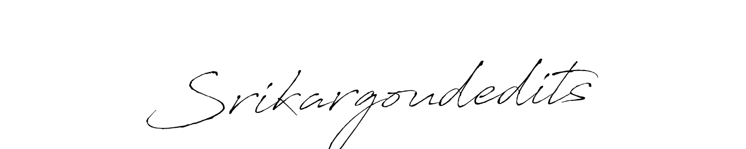 Design your own signature with our free online signature maker. With this signature software, you can create a handwritten (Antro_Vectra) signature for name Srikargoudedits. Srikargoudedits signature style 6 images and pictures png