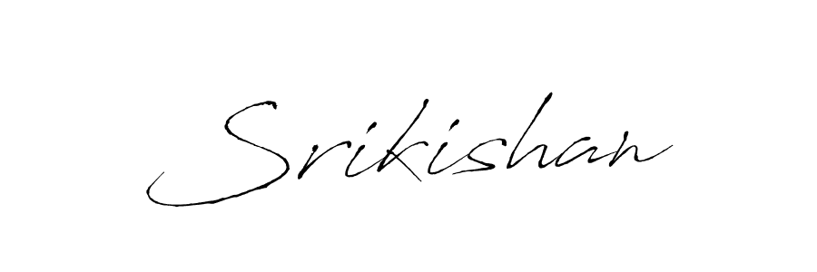 How to make Srikishan signature? Antro_Vectra is a professional autograph style. Create handwritten signature for Srikishan name. Srikishan signature style 6 images and pictures png