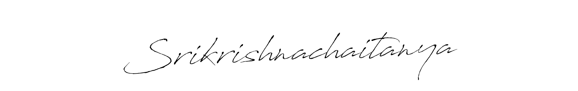 Use a signature maker to create a handwritten signature online. With this signature software, you can design (Antro_Vectra) your own signature for name Srikrishnachaitanya. Srikrishnachaitanya signature style 6 images and pictures png
