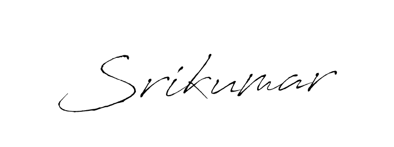 Make a beautiful signature design for name Srikumar. With this signature (Antro_Vectra) style, you can create a handwritten signature for free. Srikumar signature style 6 images and pictures png