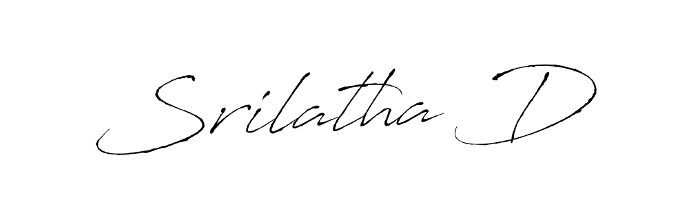 Use a signature maker to create a handwritten signature online. With this signature software, you can design (Antro_Vectra) your own signature for name Srilatha D. Srilatha D signature style 6 images and pictures png