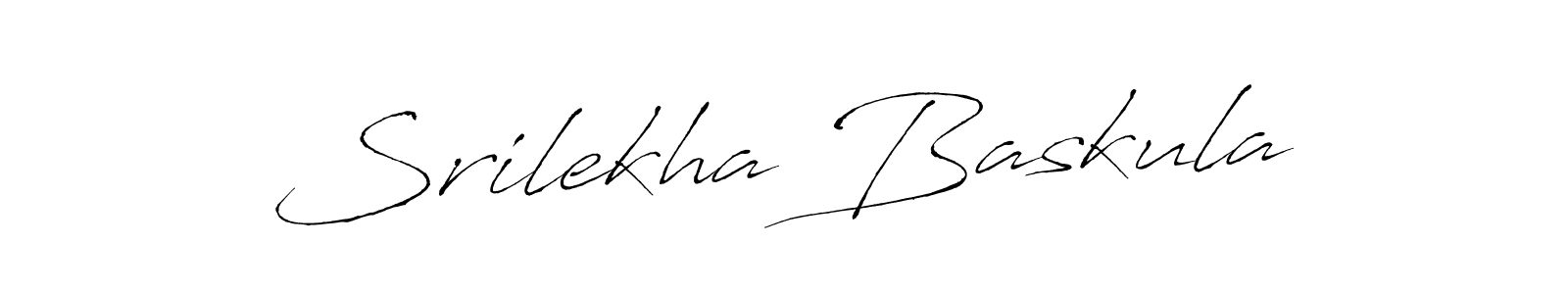 Also we have Srilekha Baskula name is the best signature style. Create professional handwritten signature collection using Antro_Vectra autograph style. Srilekha Baskula signature style 6 images and pictures png