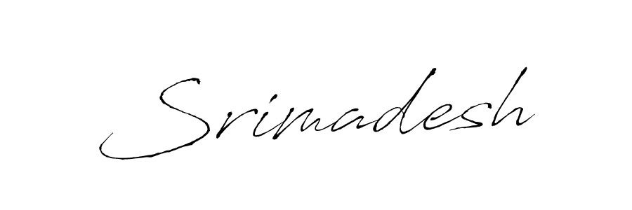 How to make Srimadesh signature? Antro_Vectra is a professional autograph style. Create handwritten signature for Srimadesh name. Srimadesh signature style 6 images and pictures png