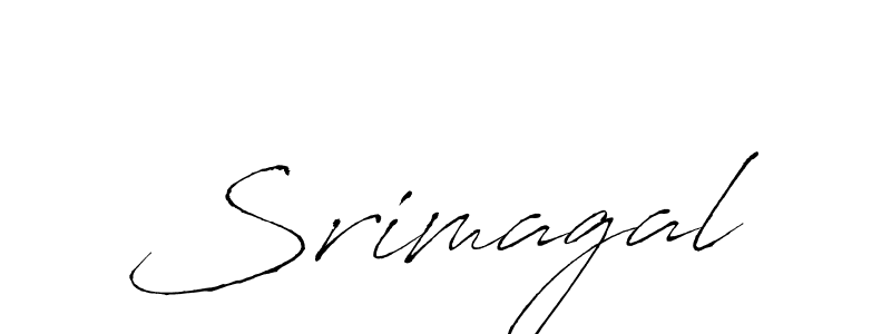 Use a signature maker to create a handwritten signature online. With this signature software, you can design (Antro_Vectra) your own signature for name Srimagal. Srimagal signature style 6 images and pictures png