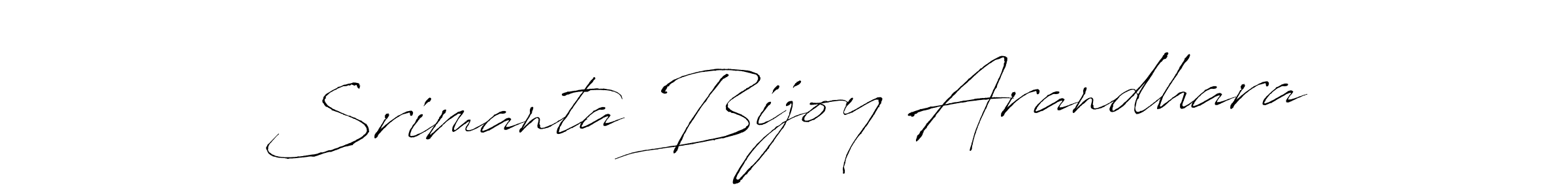 Srimanta Bijoy Arandhara stylish signature style. Best Handwritten Sign (Antro_Vectra) for my name. Handwritten Signature Collection Ideas for my name Srimanta Bijoy Arandhara. Srimanta Bijoy Arandhara signature style 6 images and pictures png