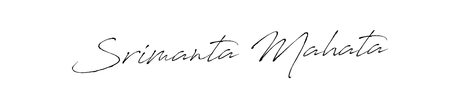 You should practise on your own different ways (Antro_Vectra) to write your name (Srimanta Mahata) in signature. don't let someone else do it for you. Srimanta Mahata signature style 6 images and pictures png