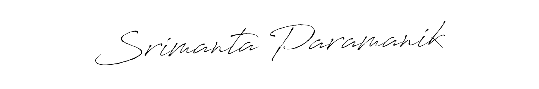 Use a signature maker to create a handwritten signature online. With this signature software, you can design (Antro_Vectra) your own signature for name Srimanta Paramanik. Srimanta Paramanik signature style 6 images and pictures png