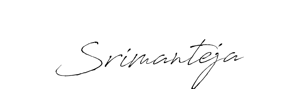 Srimanteja stylish signature style. Best Handwritten Sign (Antro_Vectra) for my name. Handwritten Signature Collection Ideas for my name Srimanteja. Srimanteja signature style 6 images and pictures png