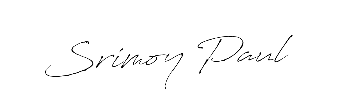 Srimoy Paul stylish signature style. Best Handwritten Sign (Antro_Vectra) for my name. Handwritten Signature Collection Ideas for my name Srimoy Paul. Srimoy Paul signature style 6 images and pictures png