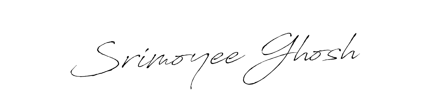 You should practise on your own different ways (Antro_Vectra) to write your name (Srimoyee Ghosh) in signature. don't let someone else do it for you. Srimoyee Ghosh signature style 6 images and pictures png