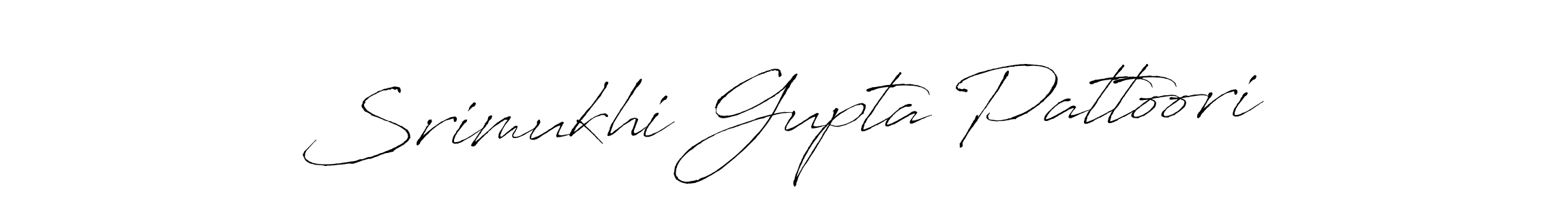 Srimukhi Gupta Pattoori stylish signature style. Best Handwritten Sign (Antro_Vectra) for my name. Handwritten Signature Collection Ideas for my name Srimukhi Gupta Pattoori. Srimukhi Gupta Pattoori signature style 6 images and pictures png