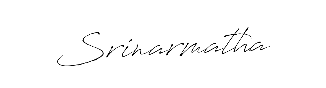 Design your own signature with our free online signature maker. With this signature software, you can create a handwritten (Antro_Vectra) signature for name Srinarmatha. Srinarmatha signature style 6 images and pictures png