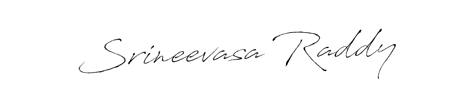 Design your own signature with our free online signature maker. With this signature software, you can create a handwritten (Antro_Vectra) signature for name Srineevasa Raddy. Srineevasa Raddy signature style 6 images and pictures png